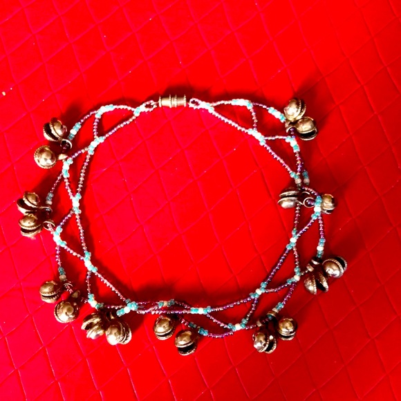 Handmade beaded Ankle bracelet - Picture 1 of 2